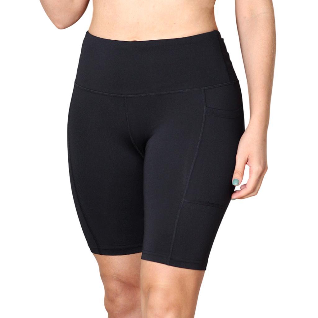 Avia Shorts Femenino Running Sarasota Bike Tight 7 Black