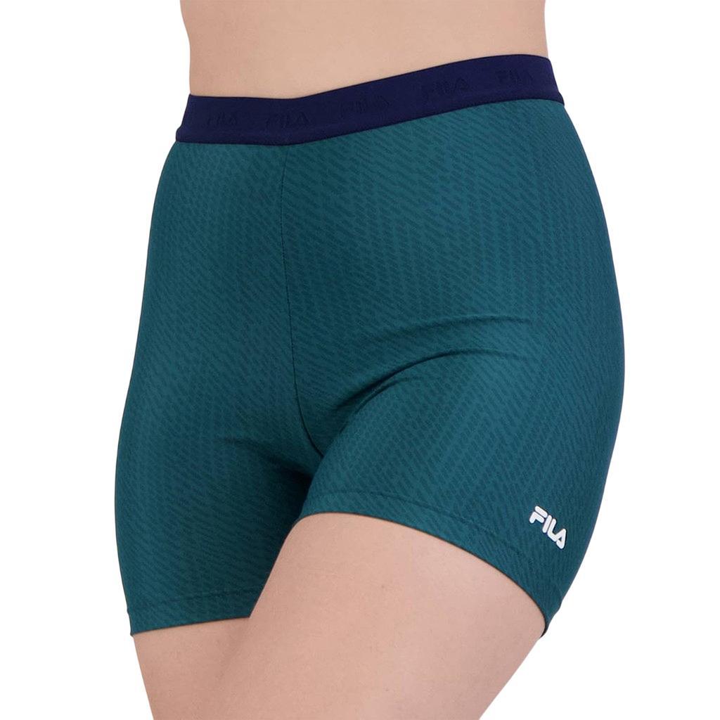 Fila Shorts Femenino Training Train Elastic IV Forest Green Patterned