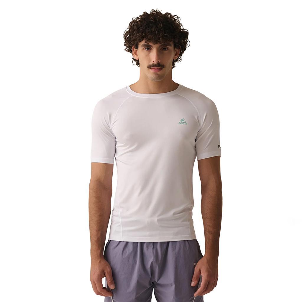 Fila Remeras Masculino Running Outdoor Wod White/Capri