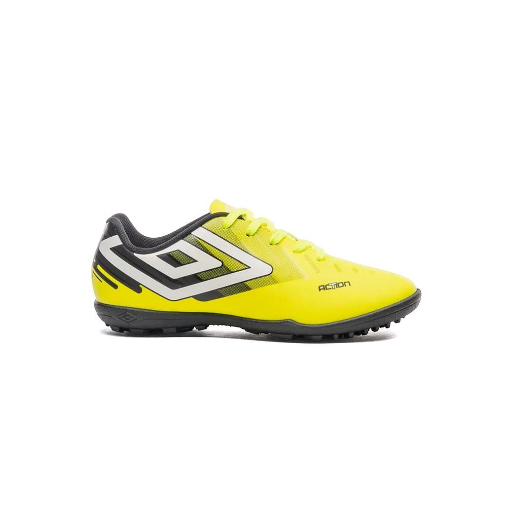 Umbro Society Niños Futbol Action Jr Lime/Black/White