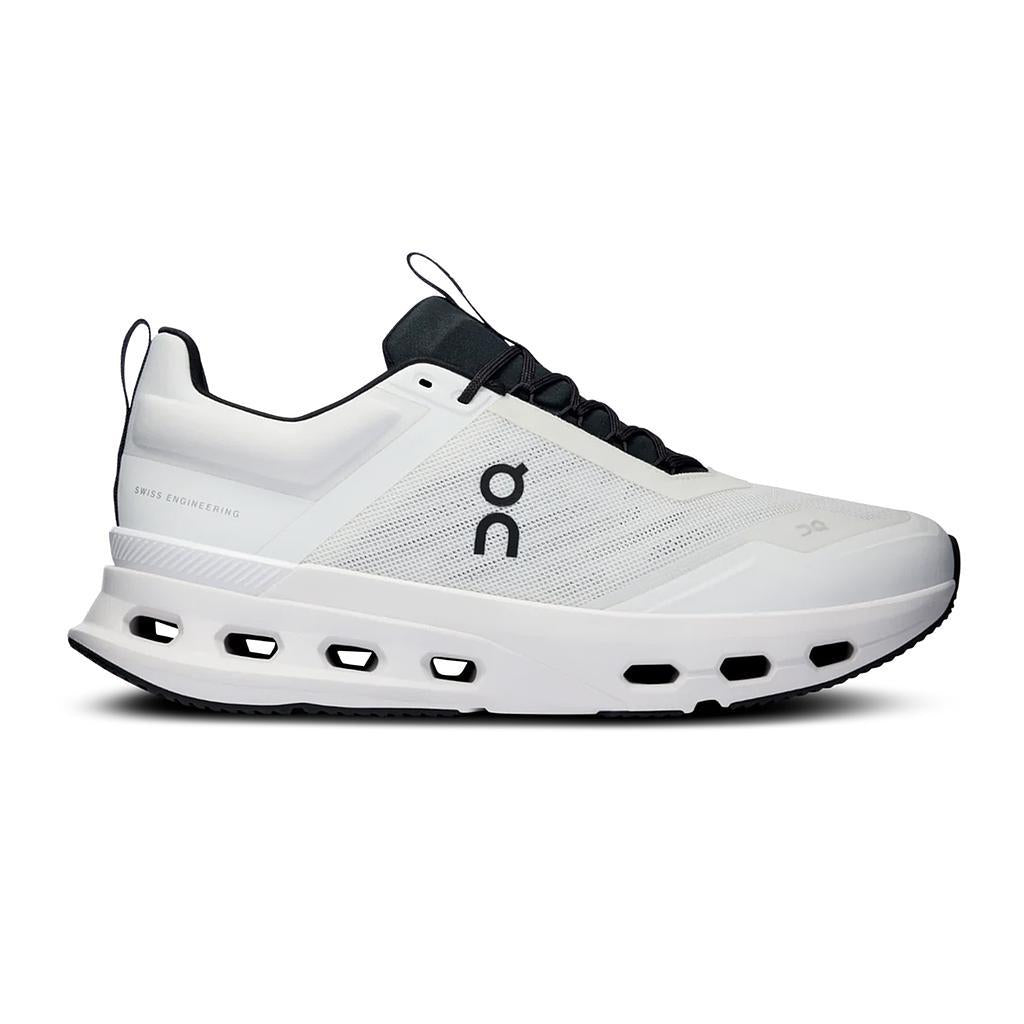 On Deportivos Masculino Running Cloudnova X White Black