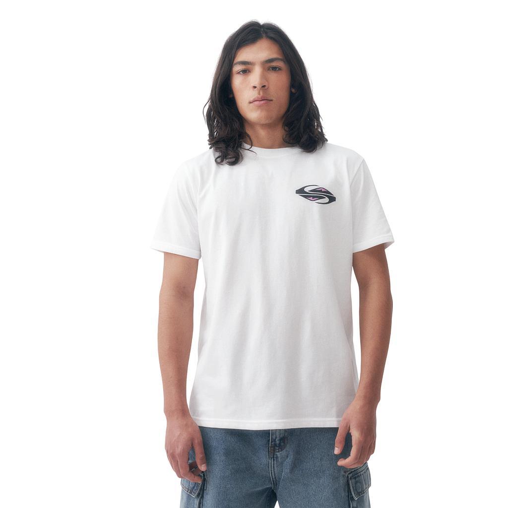 Quiksilver Remeras Masculino Moda Global Heat White