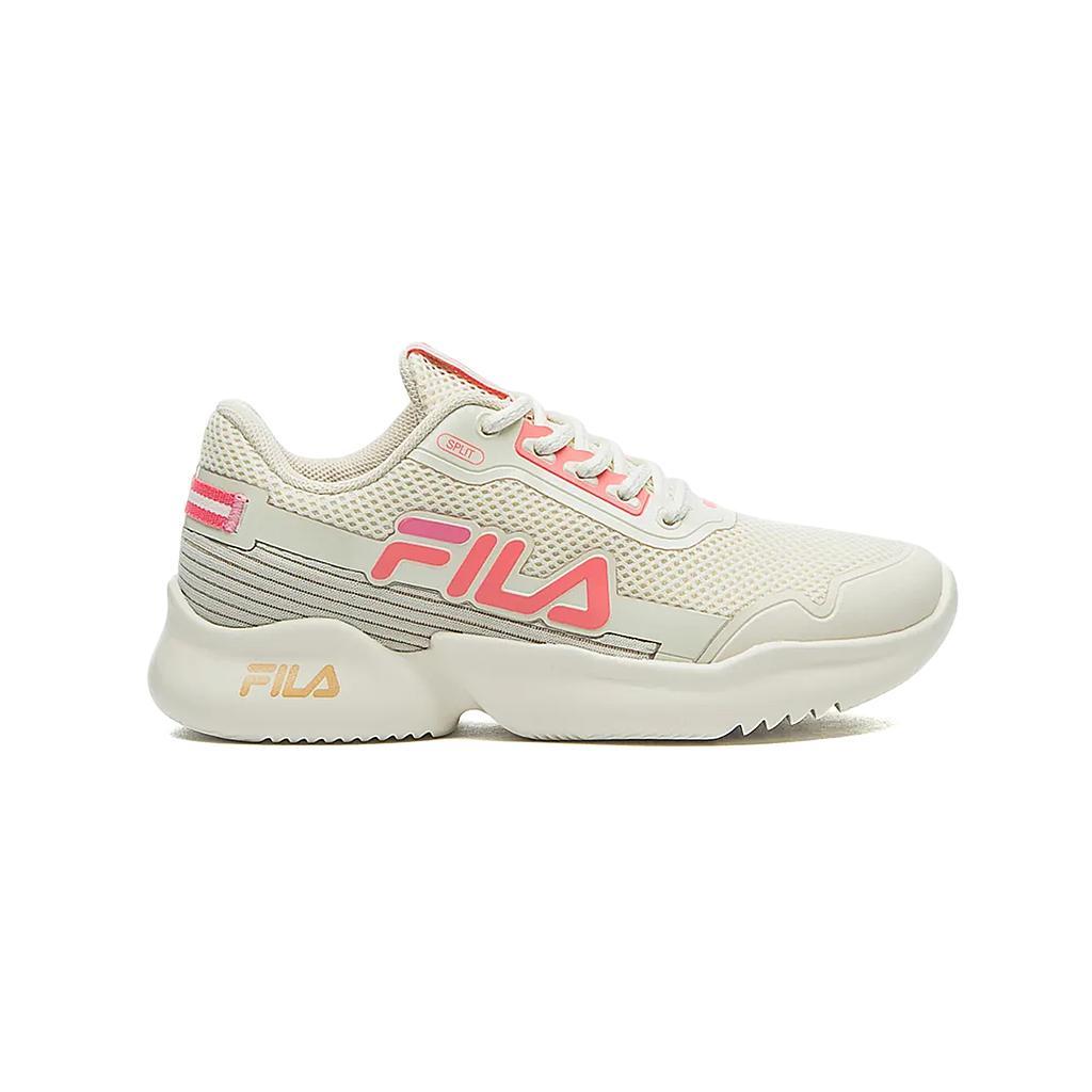F04K000146396-6396 Fila Deportivos Ninos Running Split Raw White/Sugar Coral/Bubblegum