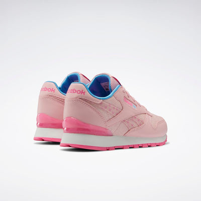 HR0648  Reebok Running Femenino Classic Leather Step N Flash Pink Glow/Pink Glow/Atomic Pink