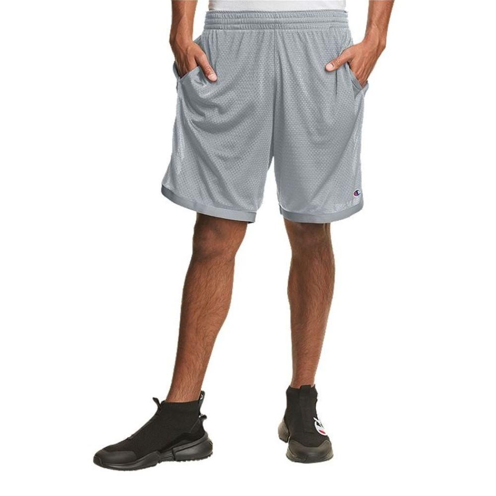Champion Short Masculino 7-Inch Taped Mesh Short Concrete/Concrete