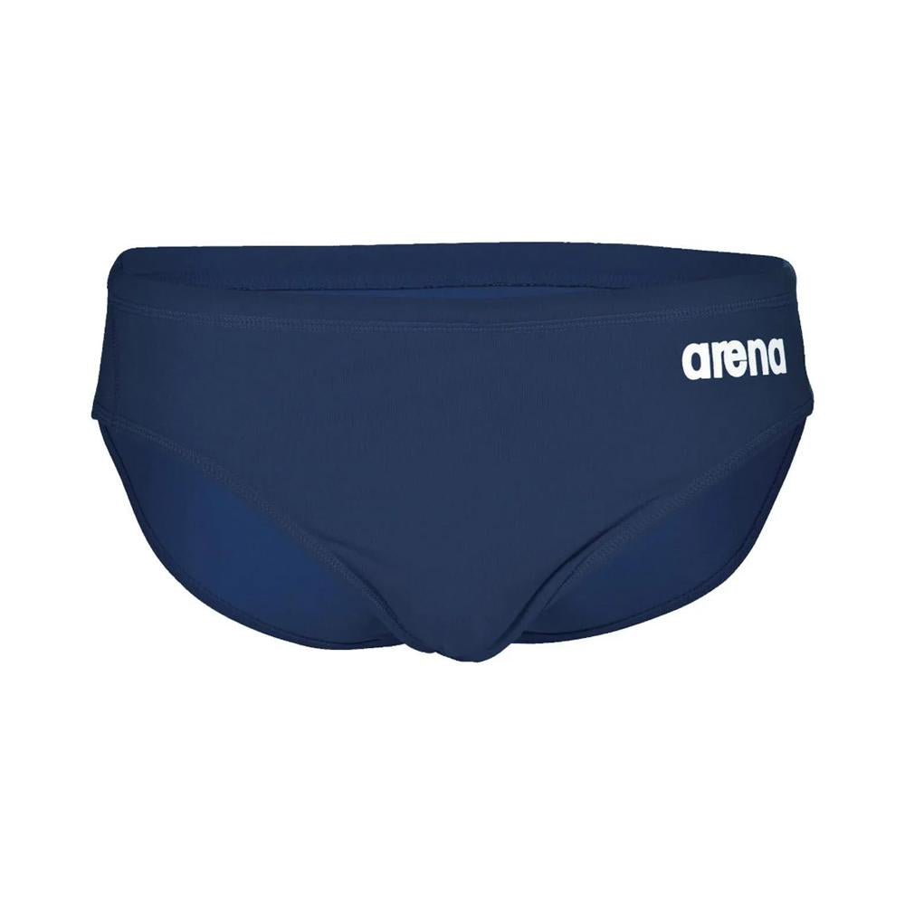 Arena Short de baño Masculino Natacion Swim Briefs Solid Navy White