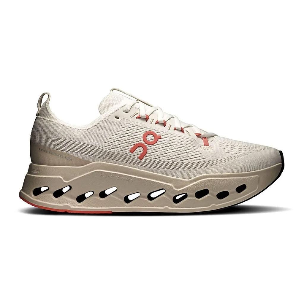 On Deportivos Masculino Running Cloudsurfer Max Ivory/Salmon