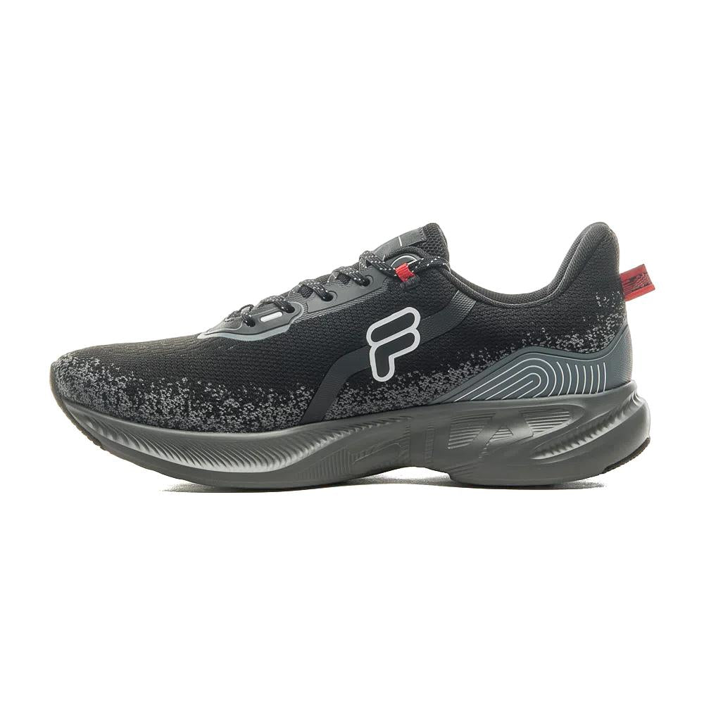 Fila Masculino Running Outfield Negro/Blanco/Rojo