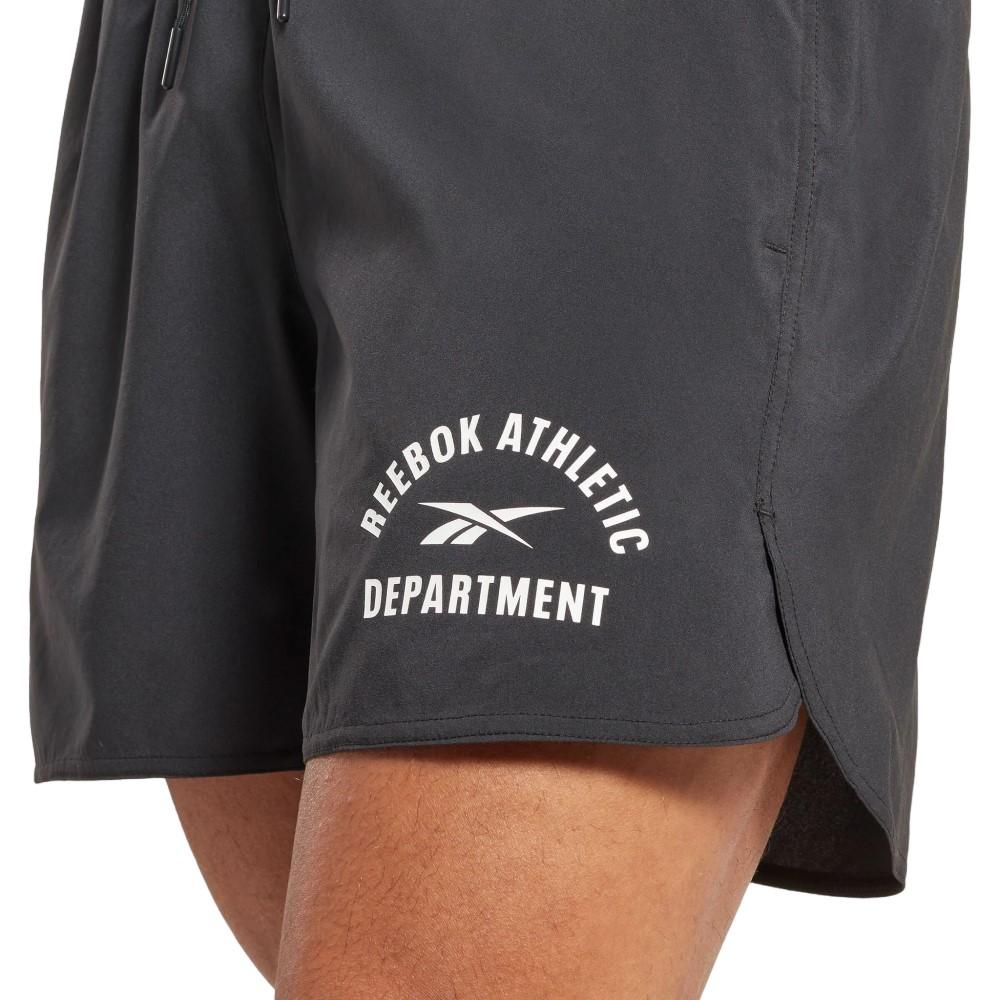 Reebok Training Shorts Masculino Train Woven Graphic Short Night Black