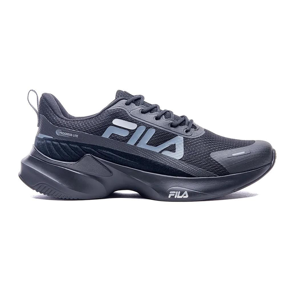 F01TR00044589-589 Fila Deportivos Masculino Running Progress Lite Black/Graphite/Grey