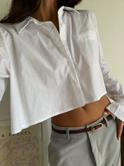 Camisa   Femenino  Came Poplin Blanco