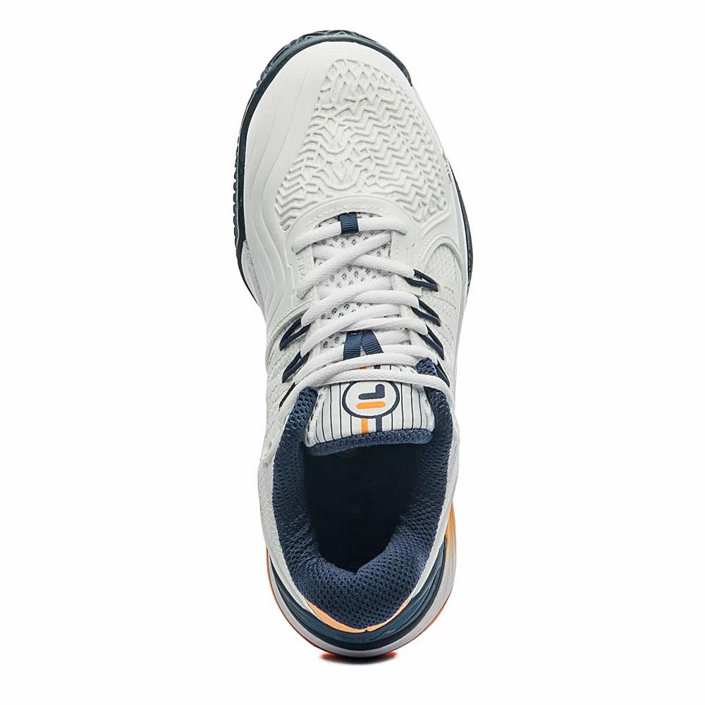 Fila Masculino Tenis Float Verve Clay Blanco/Tangerine/Marino