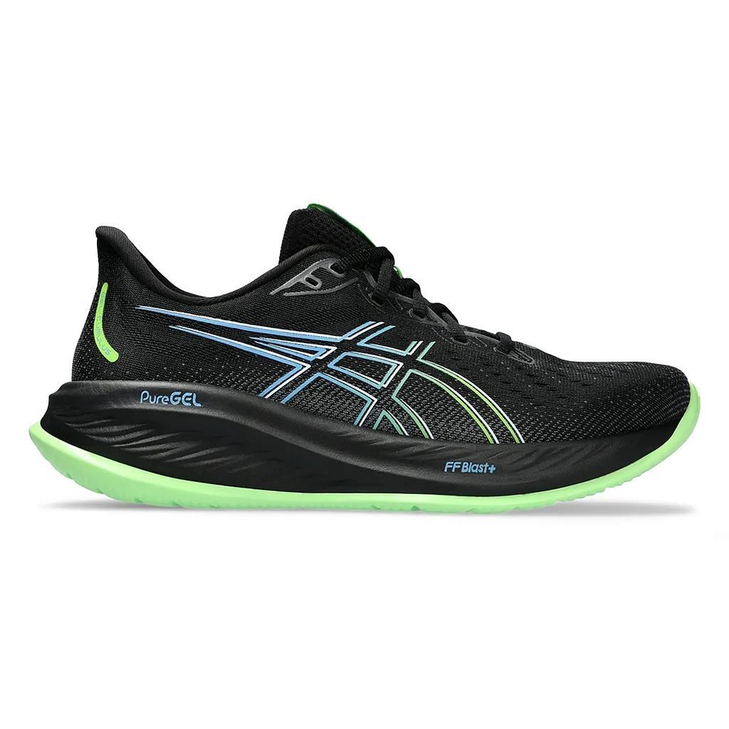 Asics Deportivos Masculino Running Gel Cumulus 26 Black/Electric Lime
