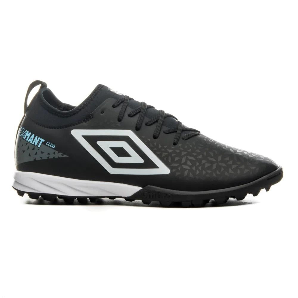 Umbro Futbol Society Masculino Adamant Club Negro/Blanco/Azul Claro