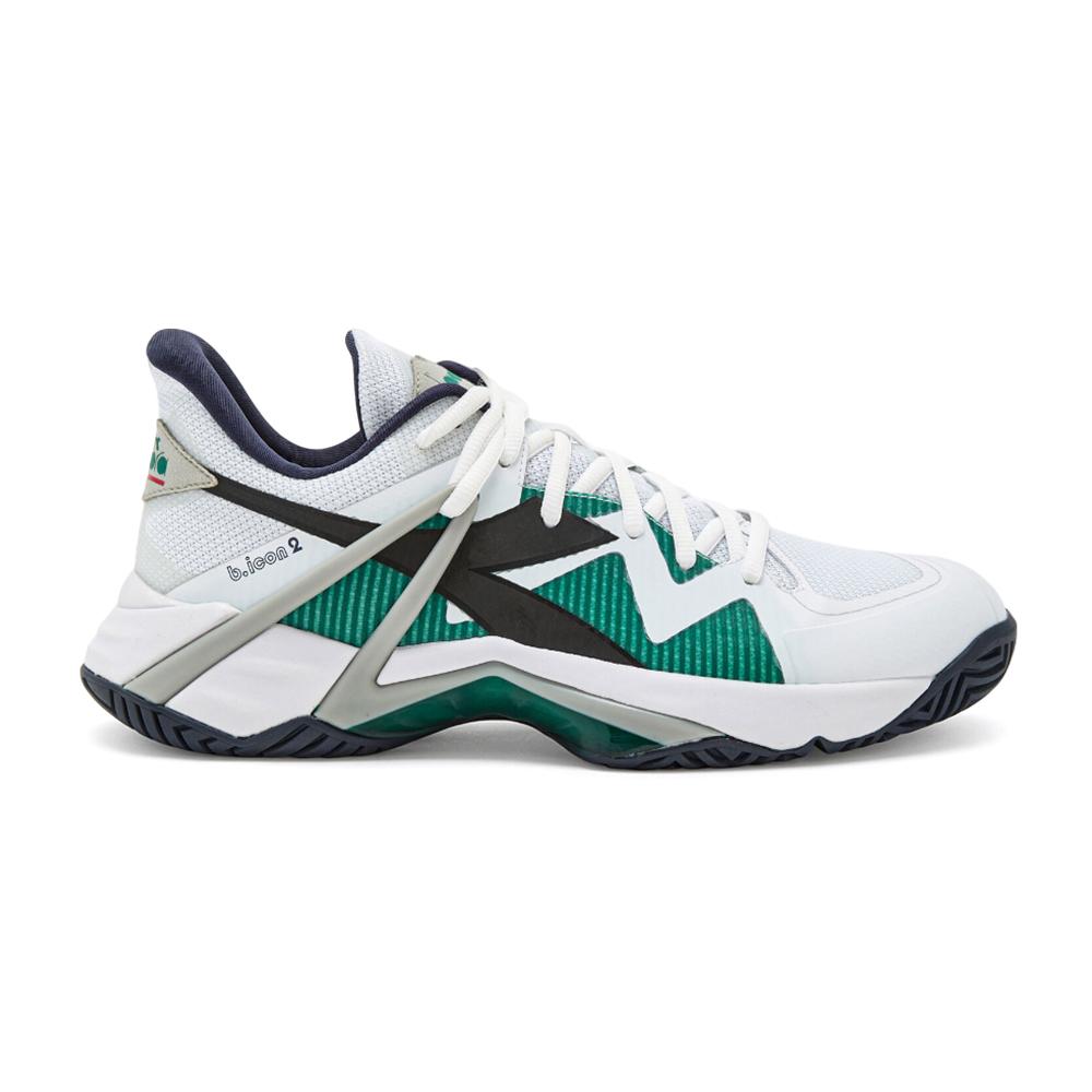Diadora Masculino Tenis D.Icon 2 Clay White/Black/Blue Corsair