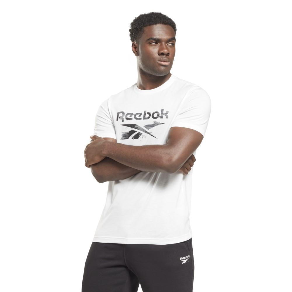 Reebok Masculino Ri Modern Camo T-Shirt White