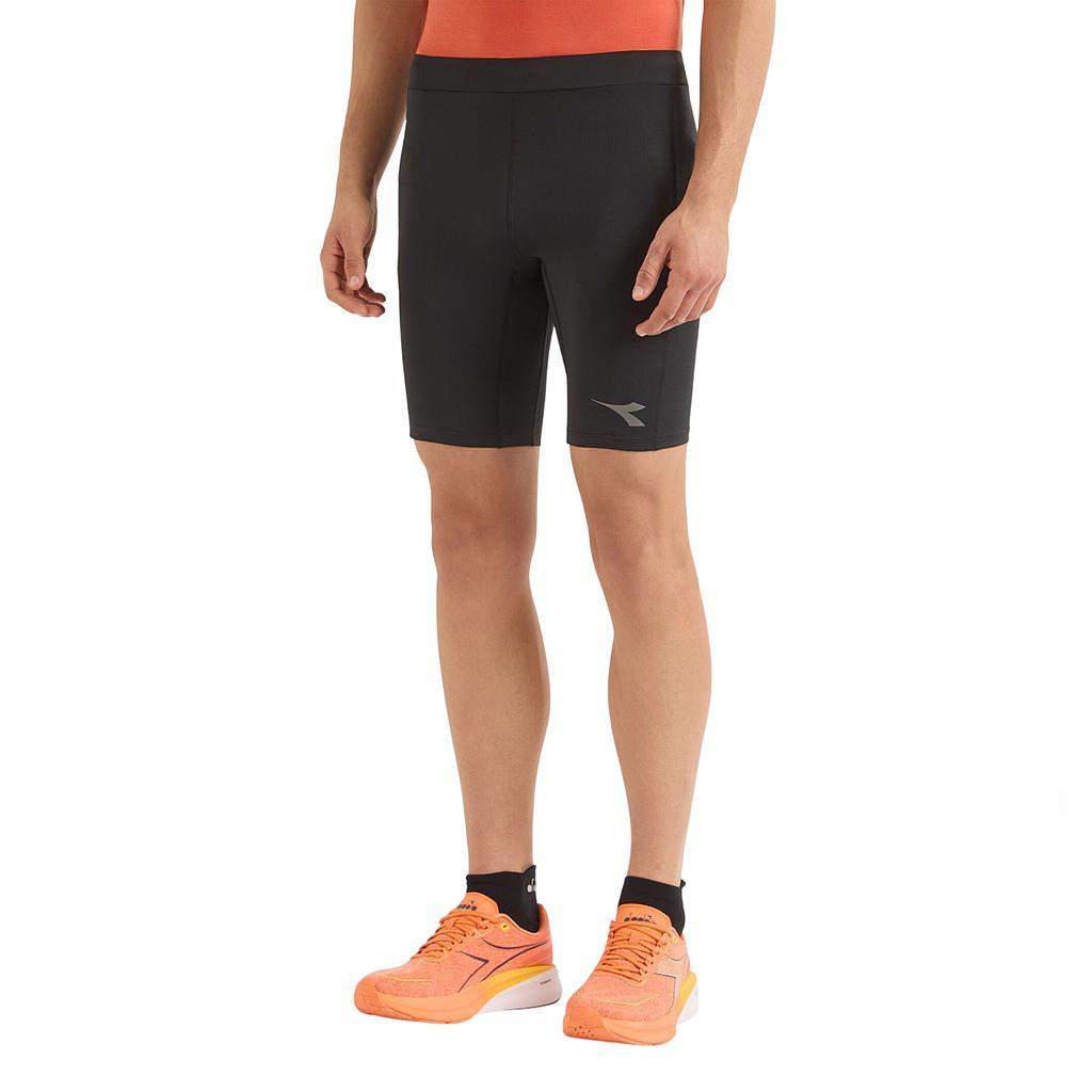 Diadora Ciclistas Masculino Running Short Tights Black