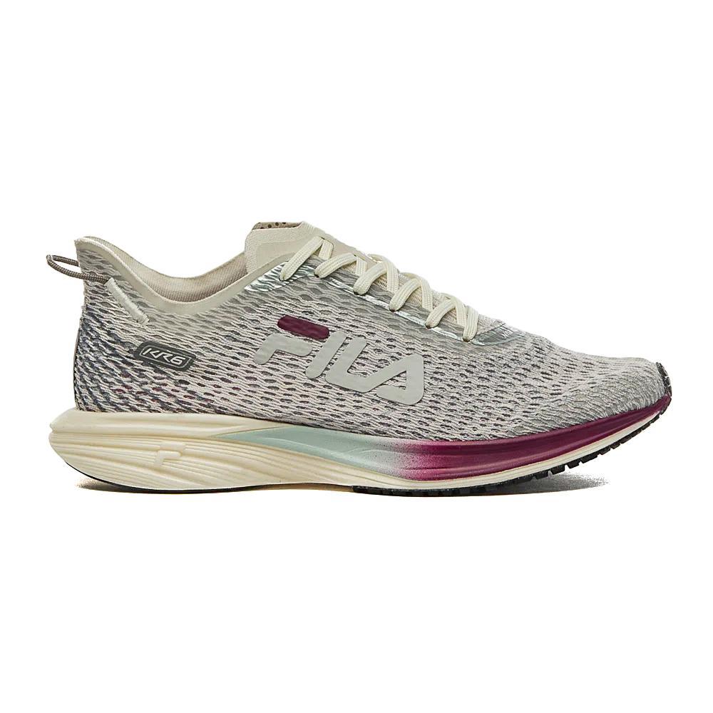 Fila Running Femenino Kr6 Blanco/Bordo/MistyBlue