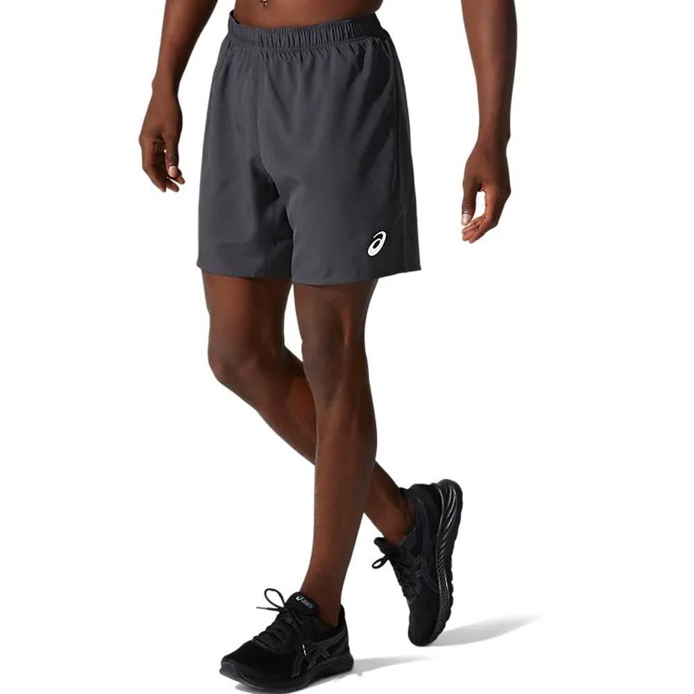 ASICS Shorts Masculino Running Silver 7In Graphite Grey
