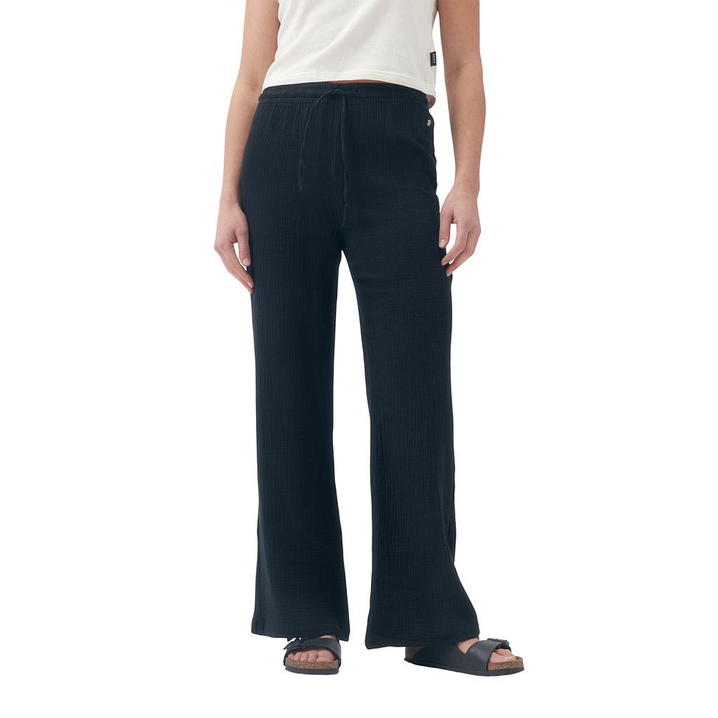 Roxy Pantalones Femenino Moda Kyoto Negro