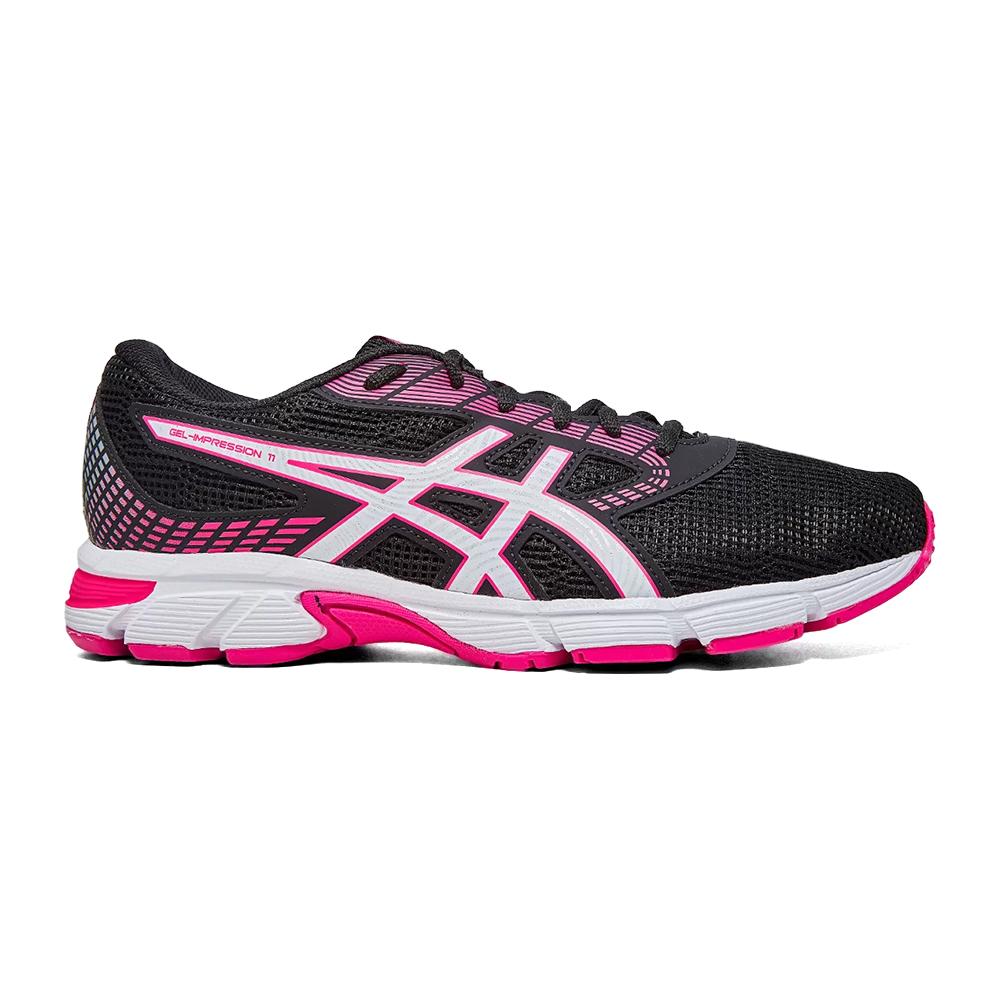Asics Running Femenino Gel-Impression 11 Black/Pink Glo
