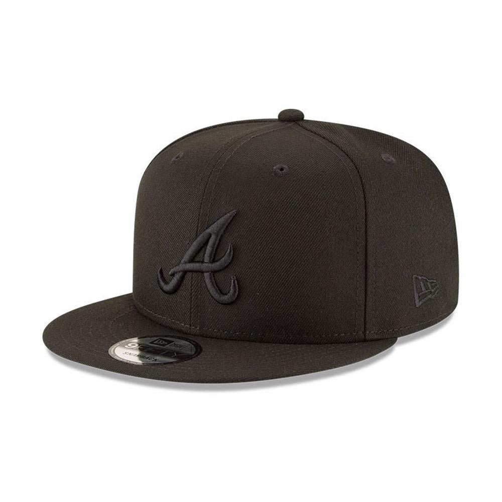 11591084 New Era Gorros MLB 9Fifty Atlanta Braves Black/Black/Grey