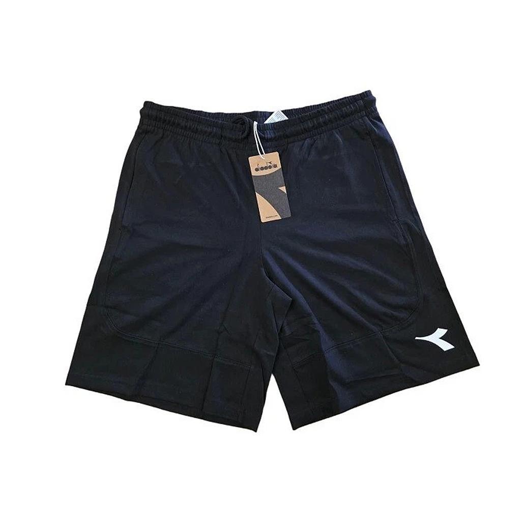 Diadora Bermuda Masculino Running Bermuda Ess. Sports Ii Black