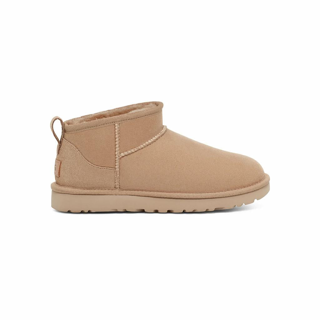 UGG Botas Femenino Moda Classic Ultra Mini Sand
