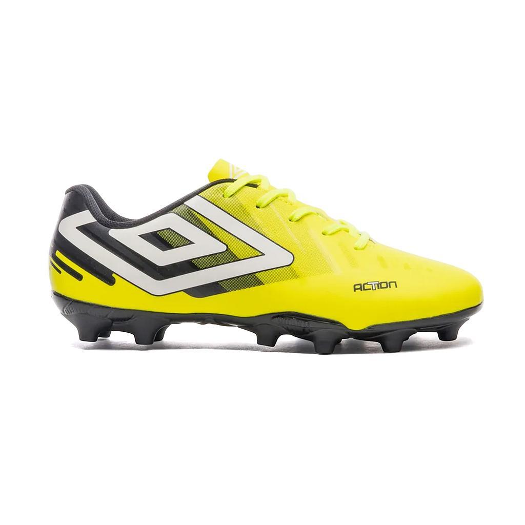 Umbro Campo Masculino Futbol Action Lime/Black/White