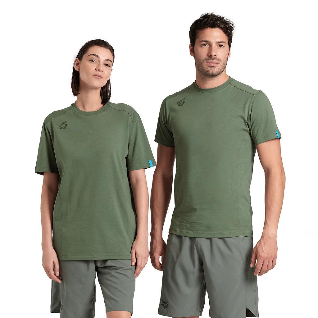 Arena Remeras Unisex Moda Team T Shirt Panel Sage