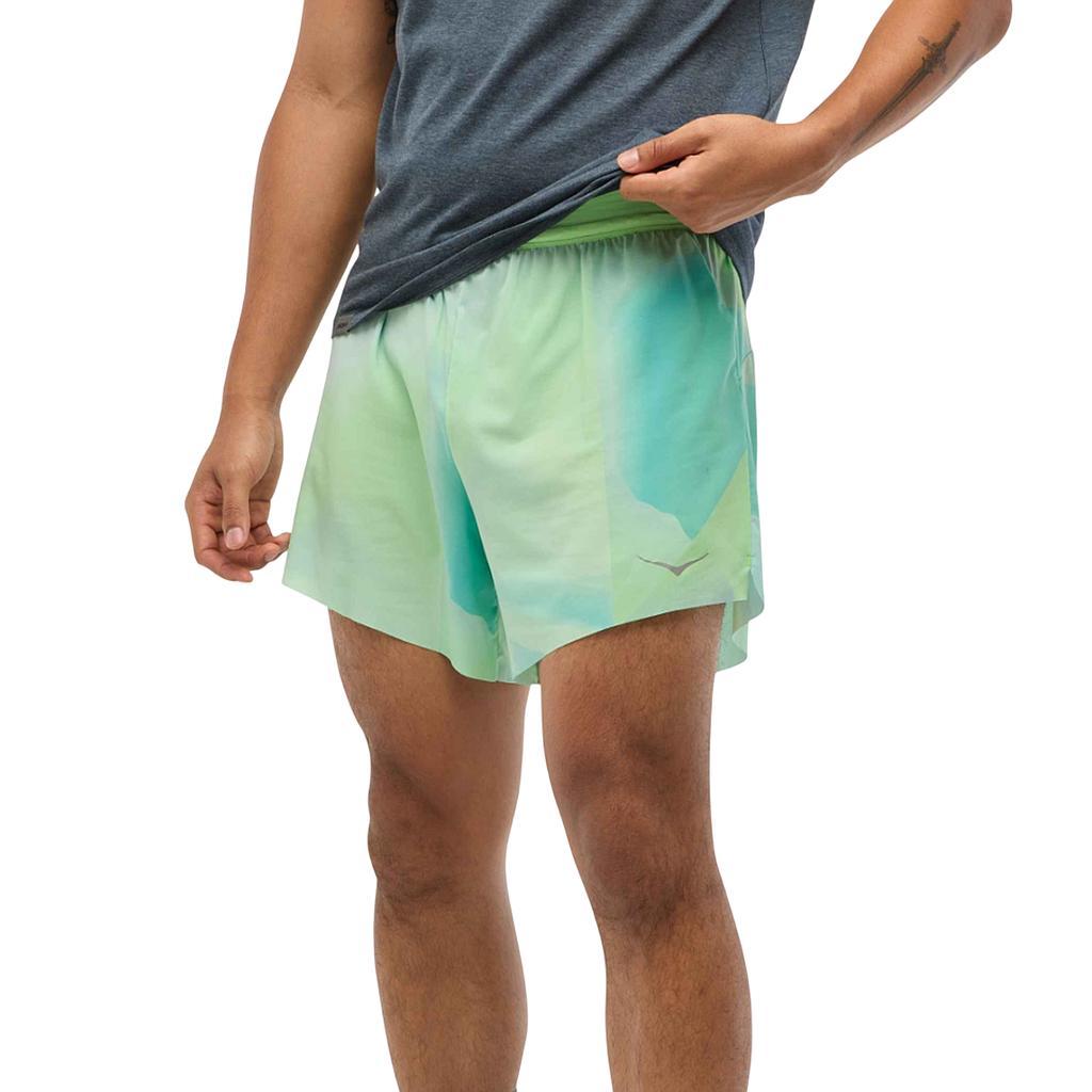 Hoka Shorts Masculino Running Glide 5 Tart Apple Mist