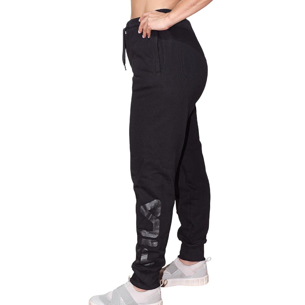 Fila Pantalones Femenino Moda Letter Black/Utility Black
