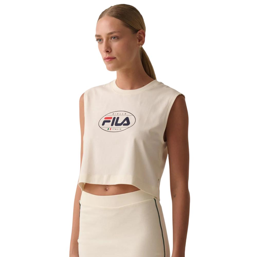 Fila Musculosas Femenino Moda Biella Italia Off White Gardenia