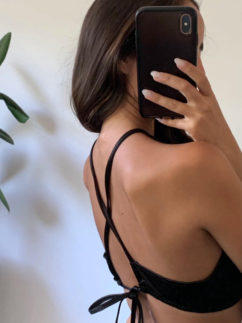 Top Femenino  Cuarzo Sten Negro