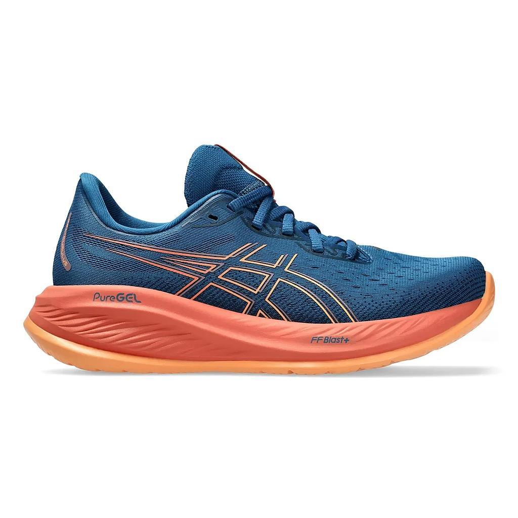Asics Deportivos Femenino Running Gel Cumulus 26 Rich Navy/Faded Orange