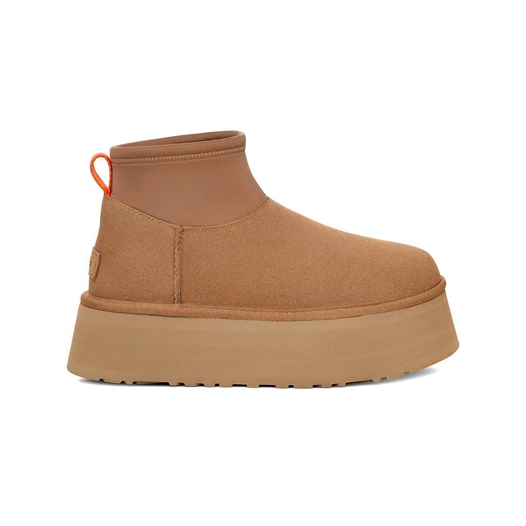 UGG Botas Femenino Moda Classic Mini Dipper Chestnut