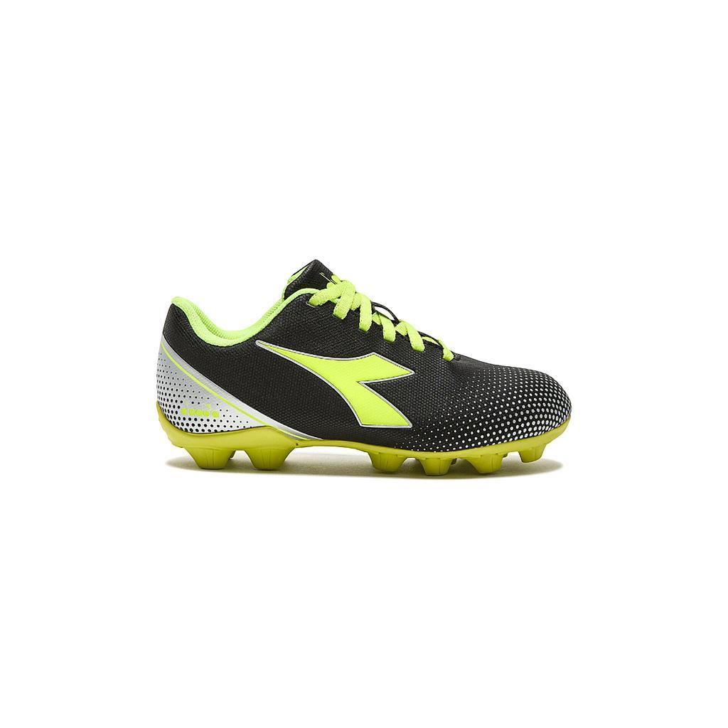 Diadora Campo Niños Futbol Pichichi 7 Md Jr Black/Yellow Fl Dd/Silver Dd