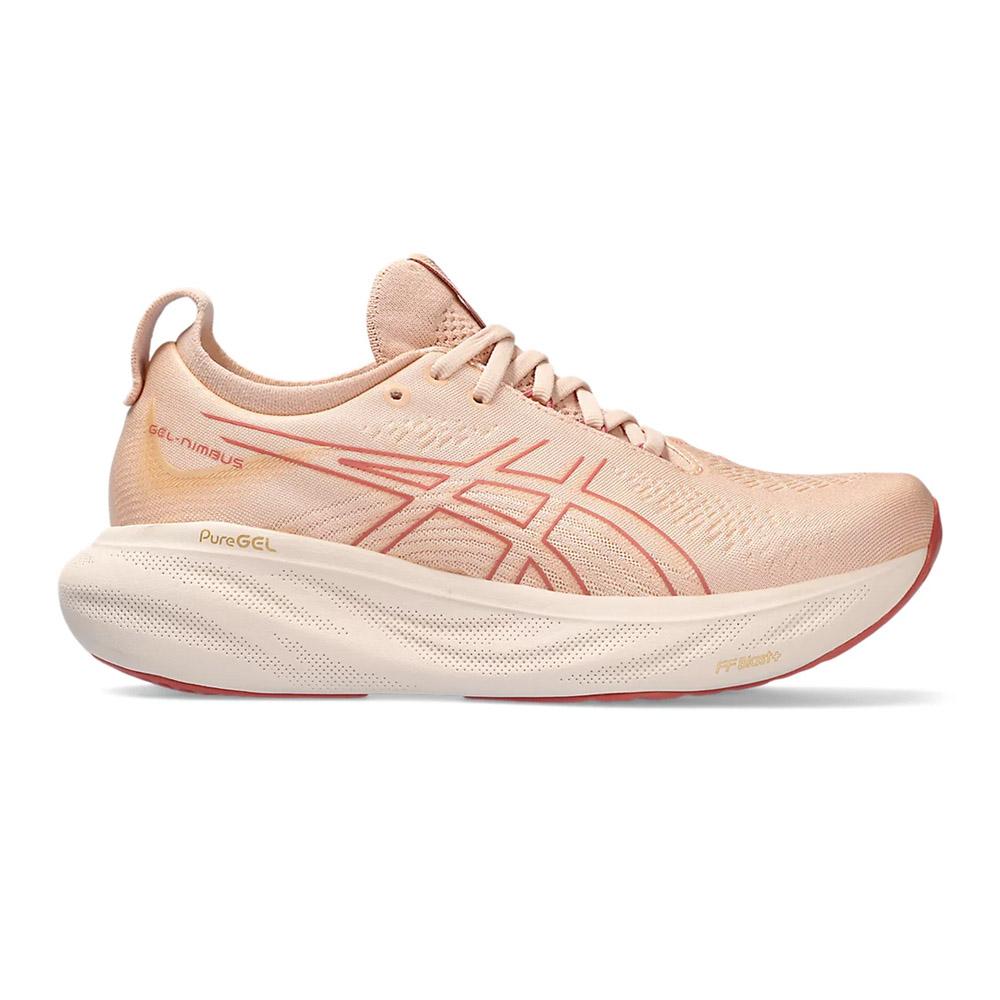 Asics Running Femenino Gel-Nimbus 25 Pale Apricot/Light Garnet