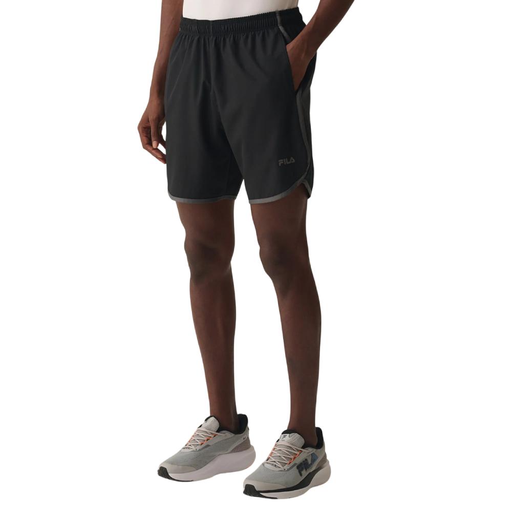 Fila Shorts Masculino Training Curve 7 Black/Graphite
