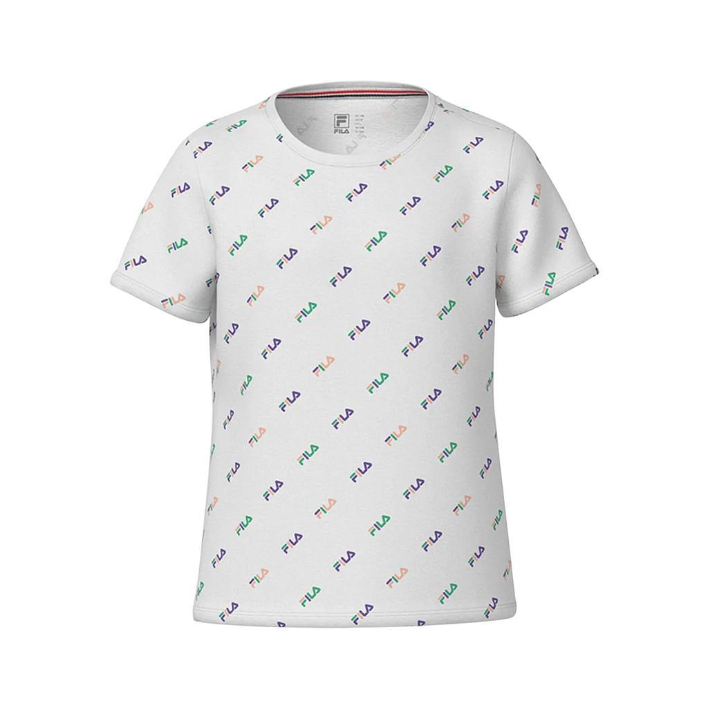 Fila Remeras Niños Moda Full Printed White