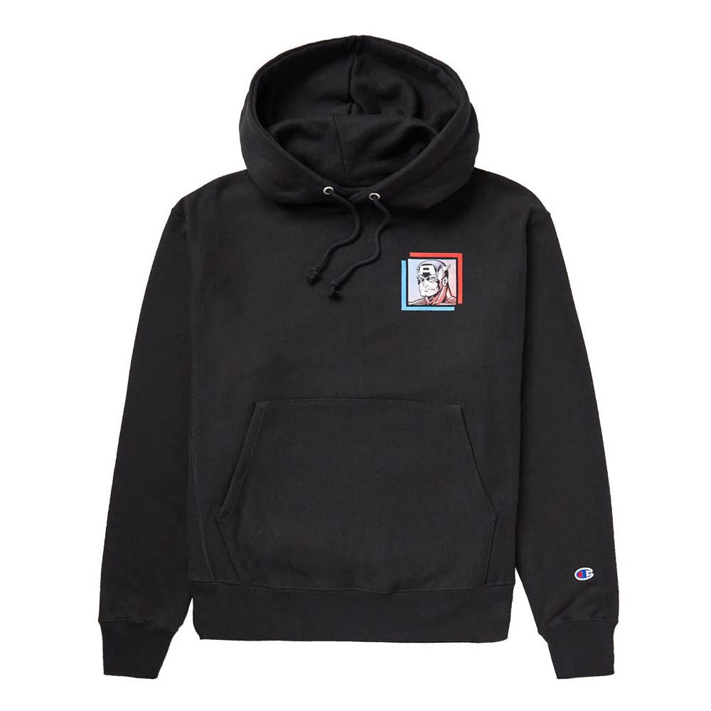 Champion Canguros Unisex Reverse Weave Po Hood Black