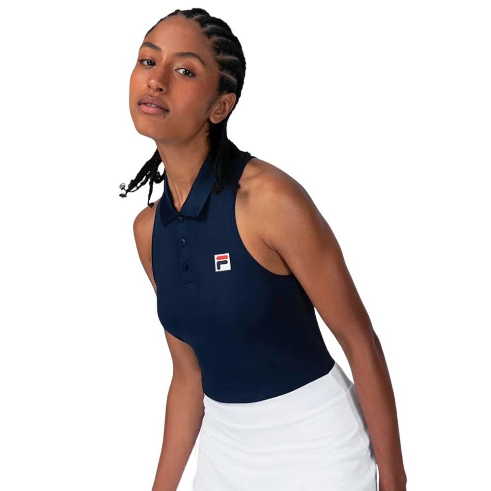 Fila Camisilla Femenino Tennis Game Marino