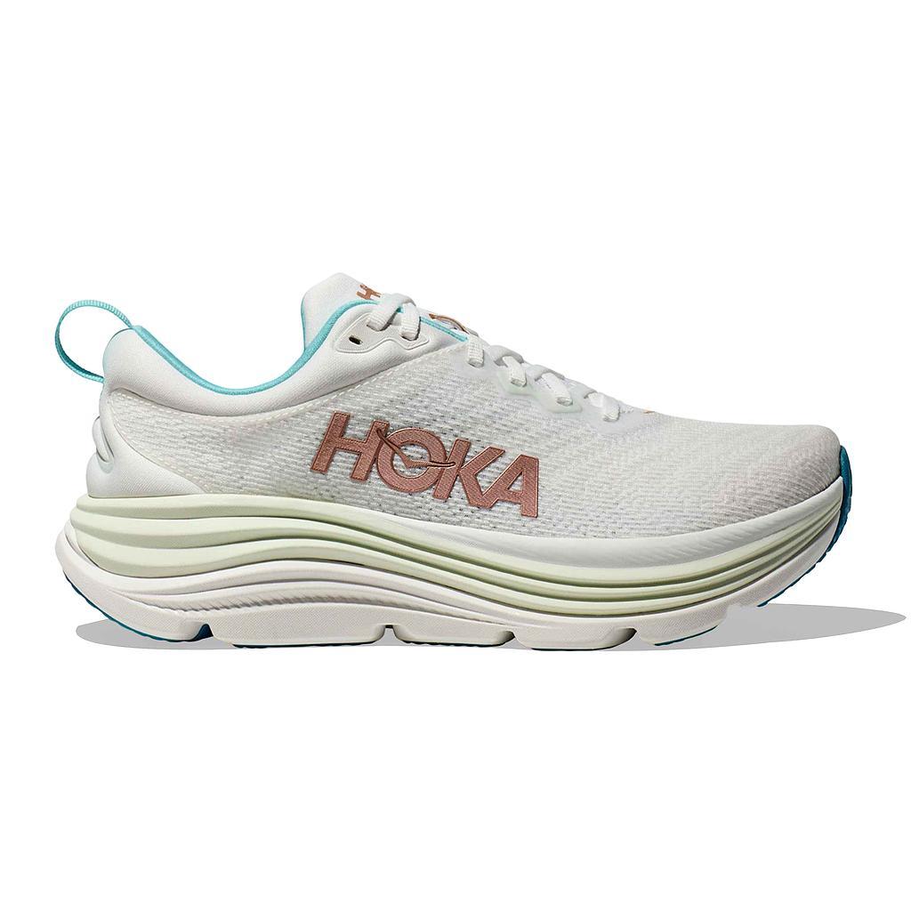 Hoka Deportivos Femenino Running Gaviota 5 Frost/Rosegold