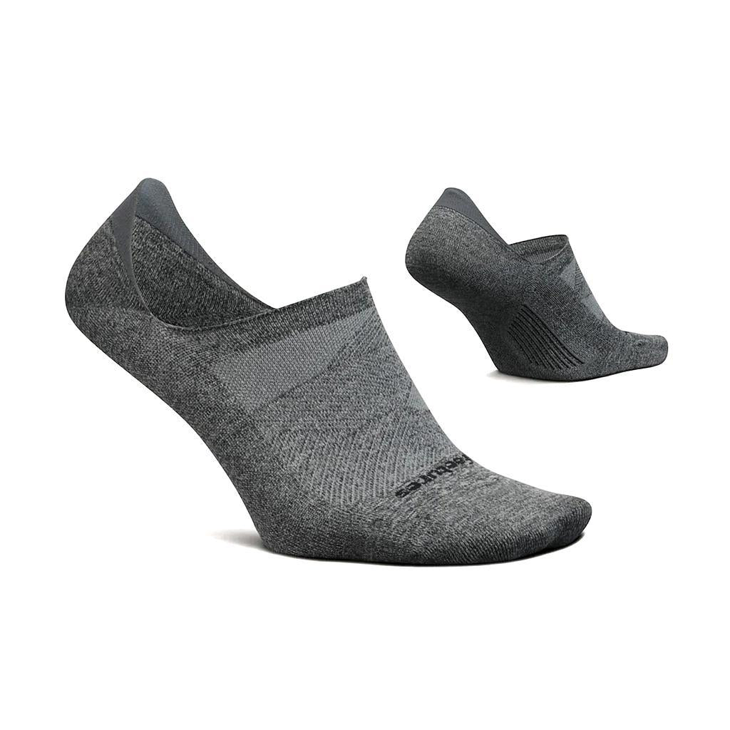 E7511603 Feetures Medias Unisex Running Elite Invisible Gray