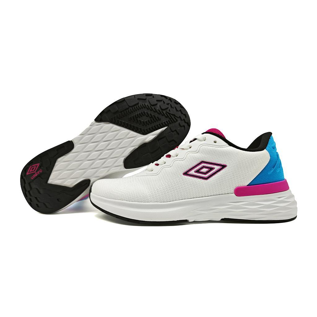 Umbro Lifestyle Femenino Moda Rhea Blanco/Celeste/Fuxia