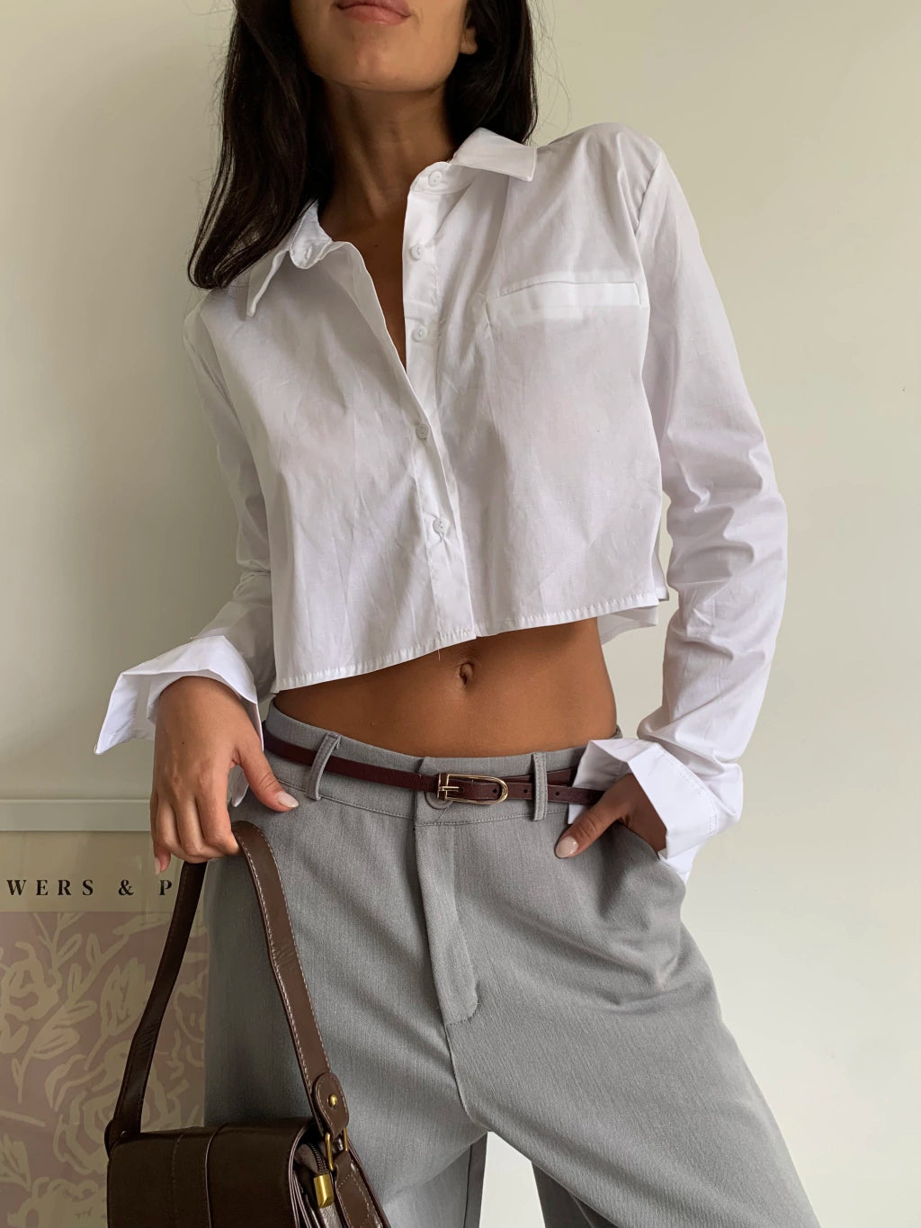Camisa   Femenino  Came Poplin Blanco