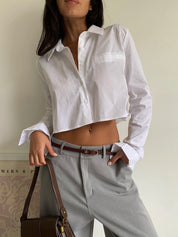 Camisa   Femenino  Came Poplin Blanco