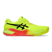 Asics Deportivos Masculino Tenis Gel Resolution 9 Clay Paris Safety Yellow/Black
