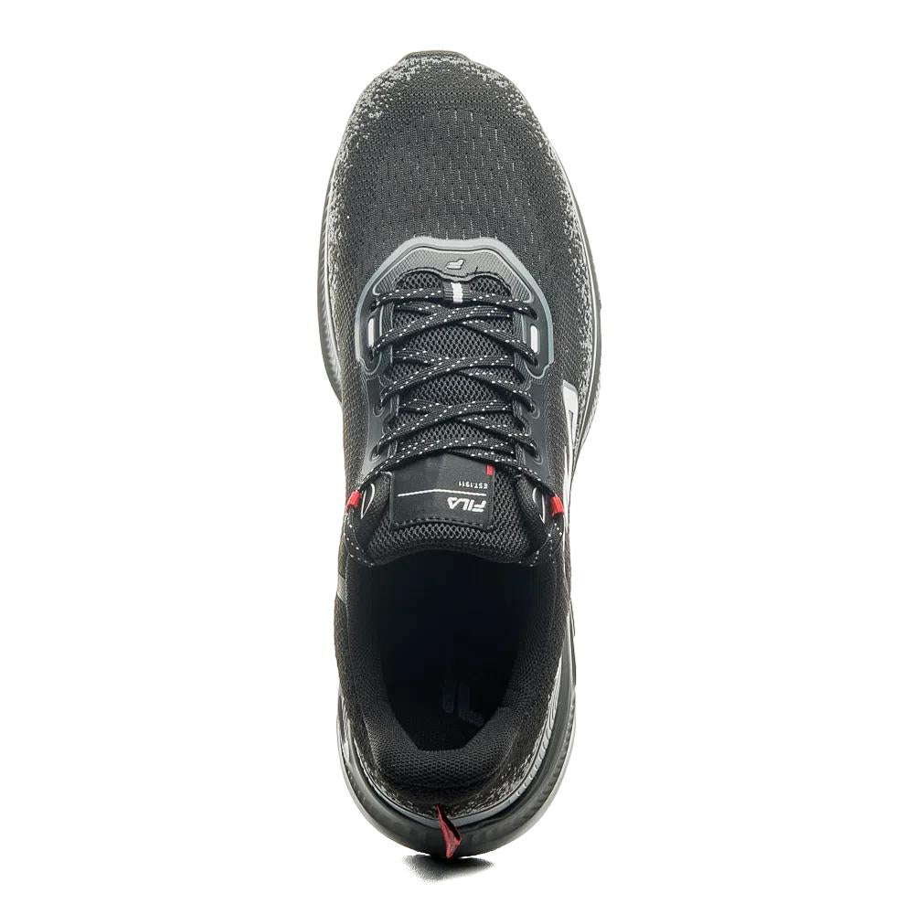 Fila Masculino Running Outfield Negro/Blanco/Rojo