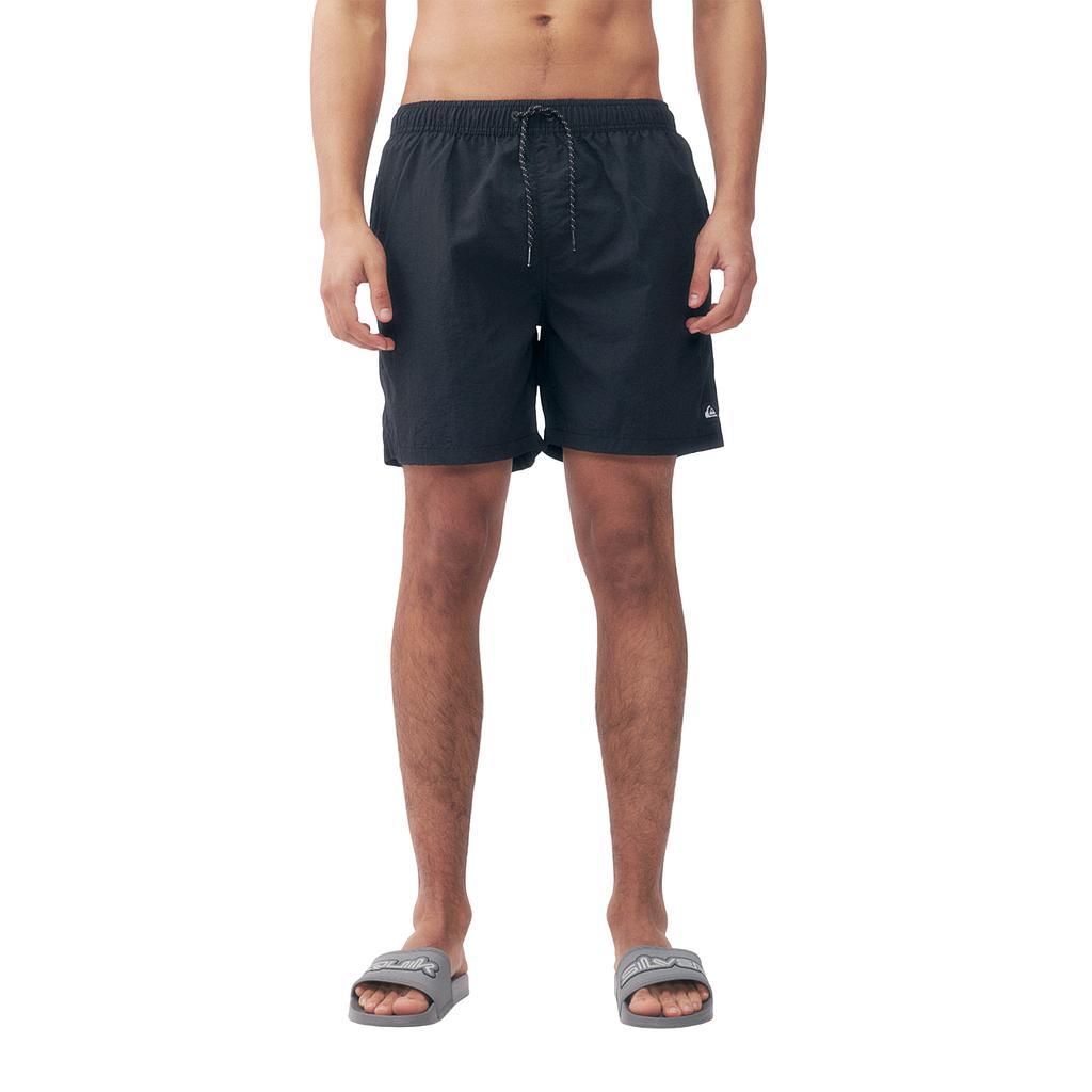 Quiksilver Shorts de Baqo Masculino Moda Volley Black